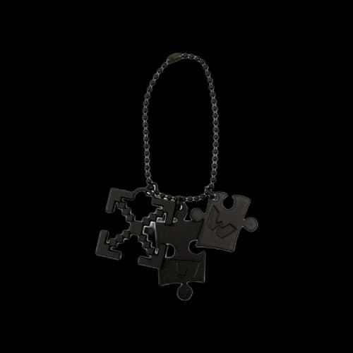 Off-White Street Style Logo Chain 'Black'