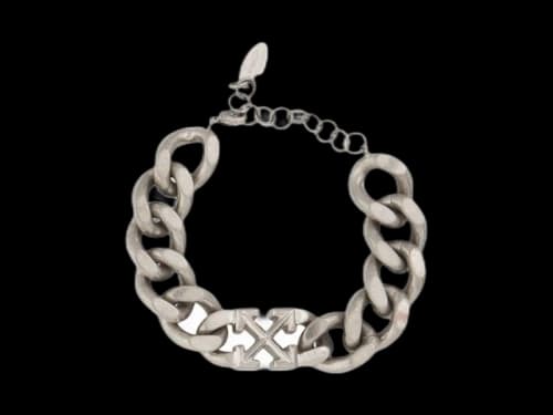 OFF-WHITE OG Arrow Chain Bracelet Silver