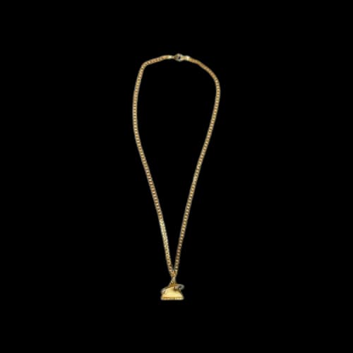 Off-White Logo Pendant Necklace 'Gold'