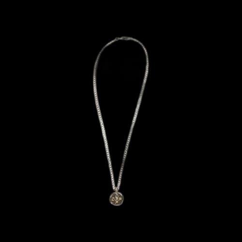 Off-White Logo Medallion Necklace 'Grey'