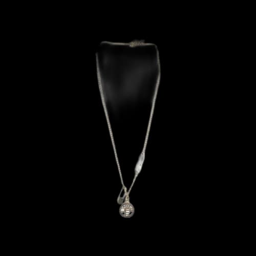 Off-White Cross Locker Necklace 'Silver'