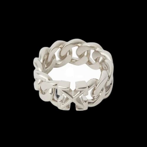 Off-White Arrow Chain Ring 'Silver'