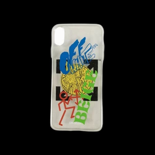 Off-White Logo iPhone Xs Max Case 'Clear'