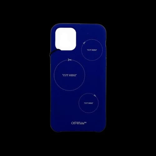 Off-White Cut Here iPhone 11 Pro Cover 'Blue'