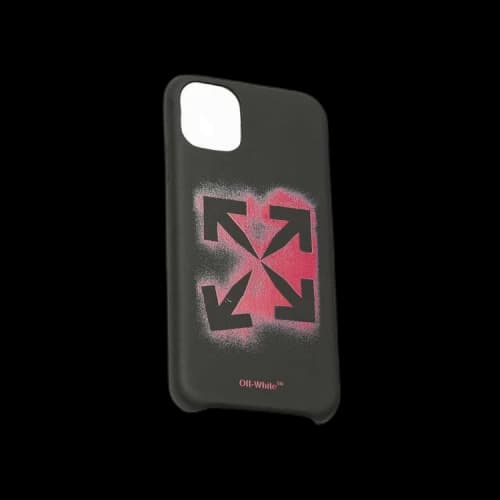 Off-White Stencil iPhone 11 Cover 'Black/Red'