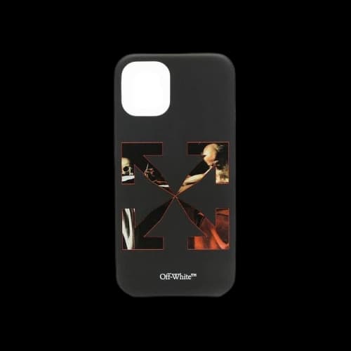 Off-White Caravaggio iPhone 12 Cover 'Black/Red'