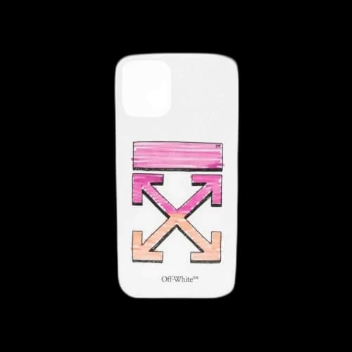 Off-White Marker iPhone 12 Mini Case 'White/Fuchsia'