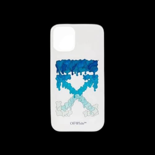Off-White Marker iPhone 12 Cover 'White/Blue'