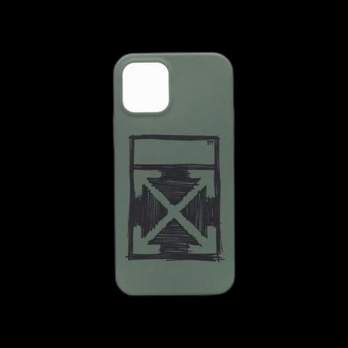 Off-White Negative Mark iPhone 12 Pro Case 'Green/Black'
