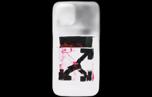 Off-White Acrylic Arrow iPhone 12 Pro Case 'White'
