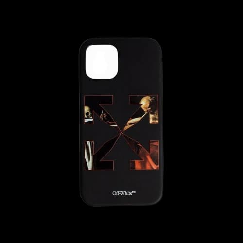 Off-White Caravaggio iphone 12 Pro Max Cover 'Black/Red'