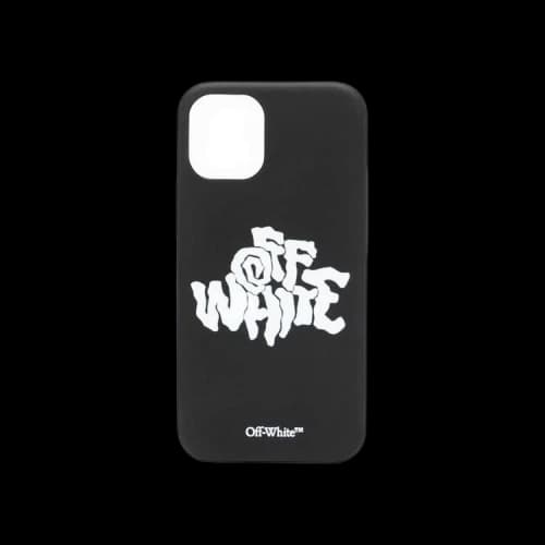 Off-White Blur Logo iPhone 12 Pro Max Cover 'Black/White'
