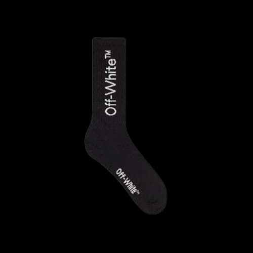 OFF-WHITE Diag Mid Length Socks Black