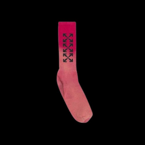 Off-White Arrow Socks 'Red/Black'