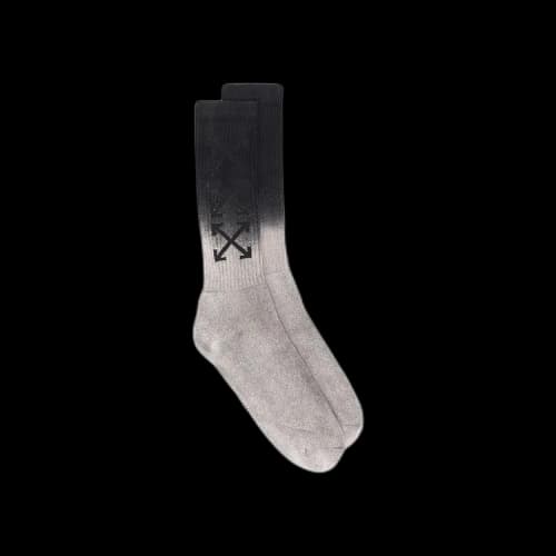 Off-White Arrows Mid Length Socks 'Black/Black'