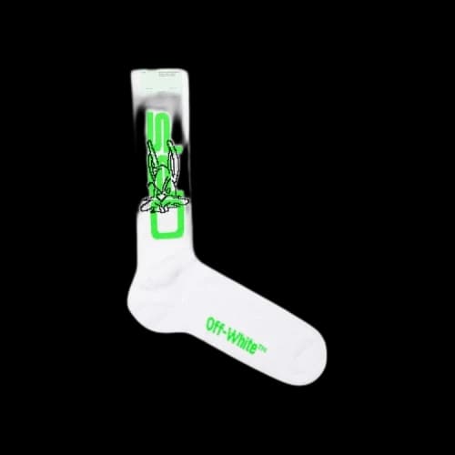 Off-White Harry The Bunny Graphic Socks 'White'
