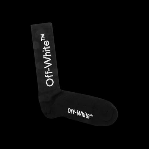 Off-White Diag Mid Length Socks 'Black/White'