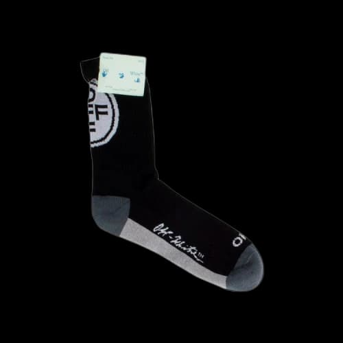 Off-White Off Mid Sport Socks 'Black/White'