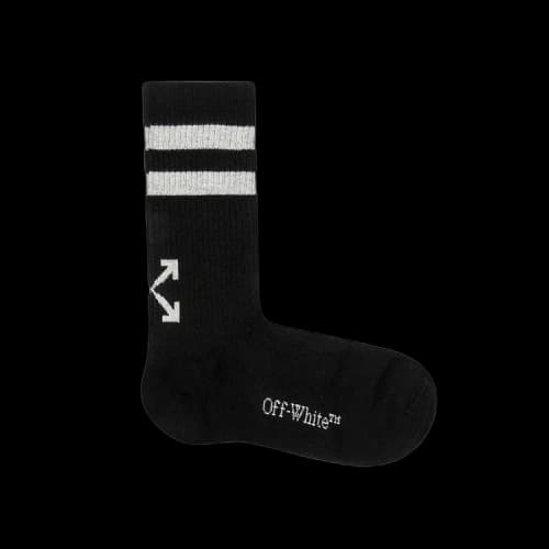 Off-White Striped Socks 'Black/White'