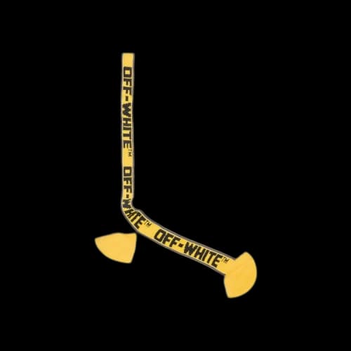 Off-White Industrial Belt Socks 'White/Yellow'