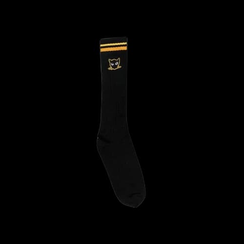 Off-White Cat Medium Socks 'Black/Yellow'