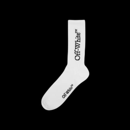 Off-White Mid Bookish Calf Socks 'White'