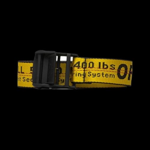 Off-White Classic Industrial Belt 'Yellow/Black'