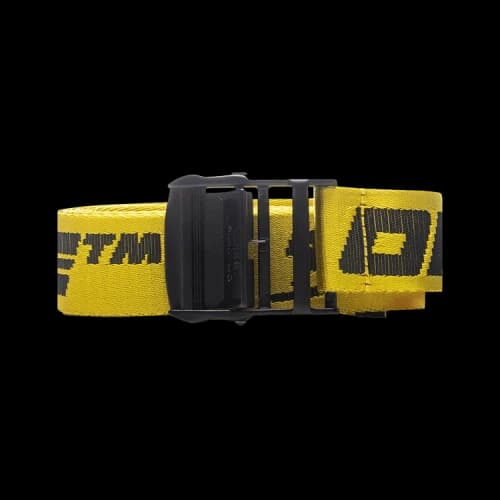 Off-White Quote Tape Belt 'Yellow/Black'