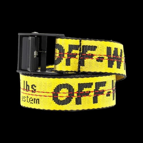 Off-White Classic Mini Industrial Belt 'Yellow/Black'