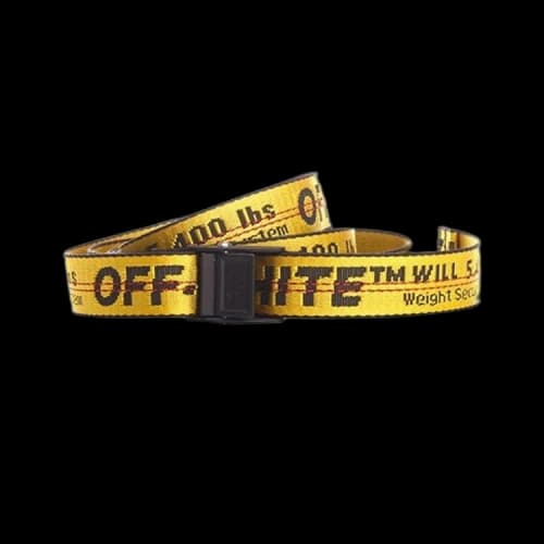 Off-White Classic Mini Industrial Belt 'Yellow/Black'