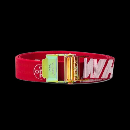 Off-White 2.0 Industrial Belt 'Red'