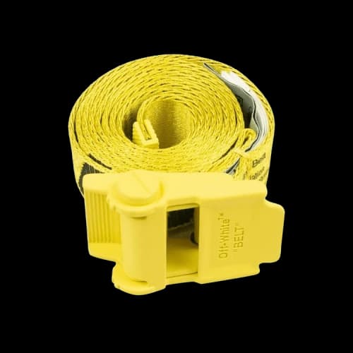 Off-White Industrial Logo Mini Belt 'Yellow'