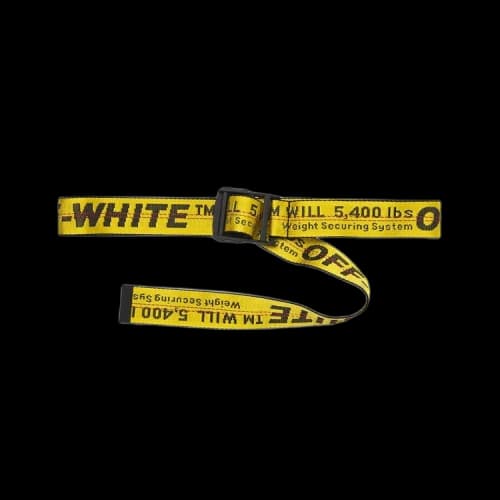 Off-White Classic Industrial Belt 'Yellow/Black'