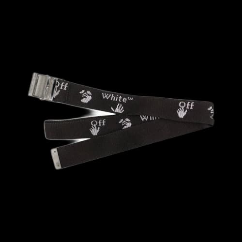 Off-White Logo Industrial Belt 'Black'