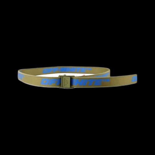 OFF-WHITE Mini Tape Industrial Belt Green/Blue