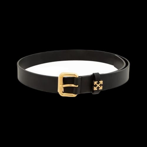 Off-White Arrow Loop H30 Belt 'Black/Gold'