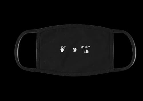 OFF-WHITE New Logo Face Mask Black/White