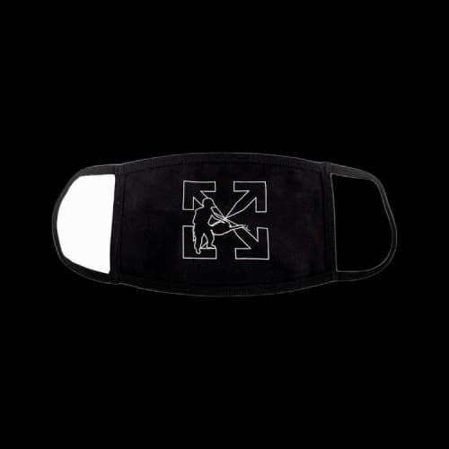 OFF-WHITE Arrows Logo Facemask Black/White