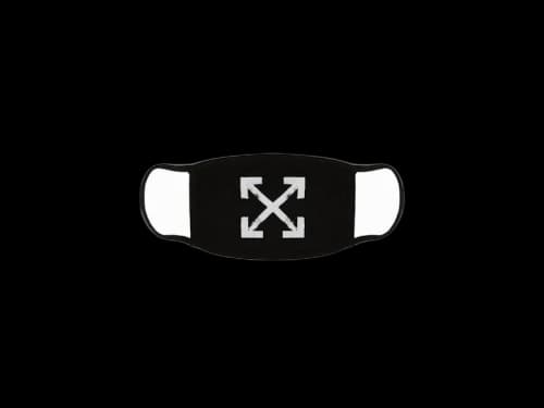 OFF-WHITE Brushed Arrows Face Mask Black/White