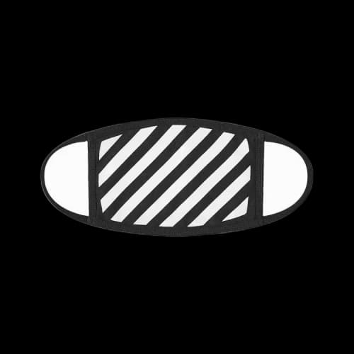 Off-White Diag Mask 'Black/White'