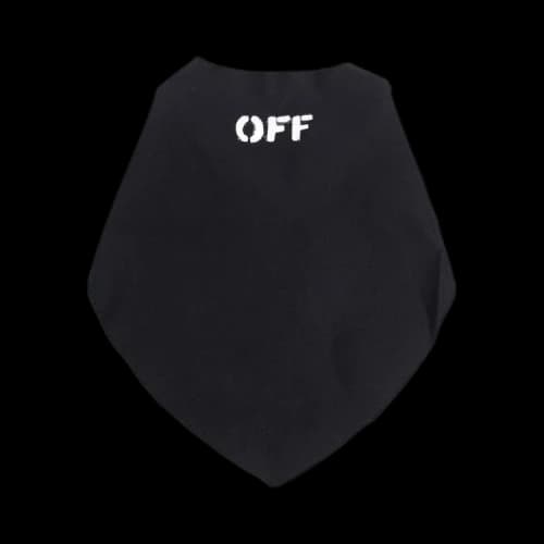 Off-White Off Bandana Mask 'Black/White'