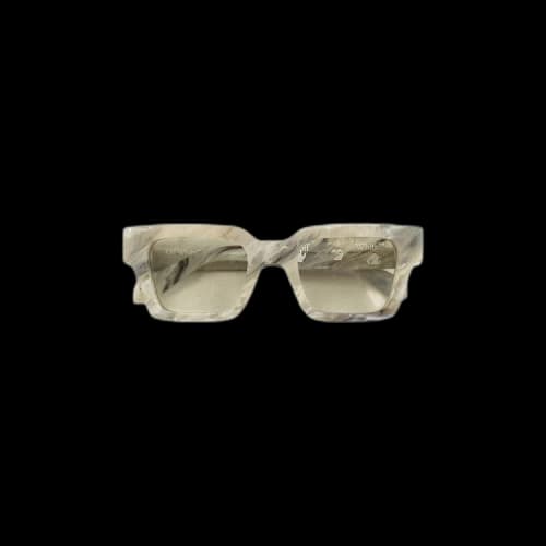 Off-White Acetate Marble Sunglasses 'Grey'