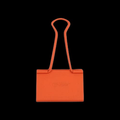 Off-White Clip Binder 'Orange'