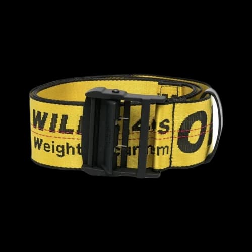 Off-White Logo Industrial Belt 'Yellow/Black'