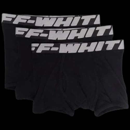Off-White Logo Waistband Boxers (3 Pack) 'Melange Grey'