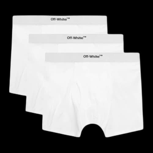 Off-White Helvetica Tripack Boxer 'White/Black'