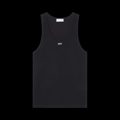 Off-White Rib Tanktop 'Black'