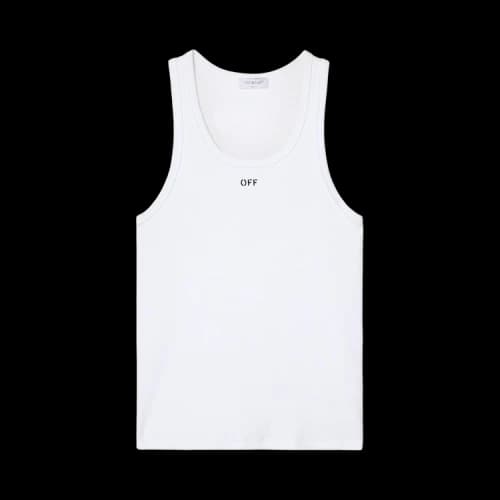 Off-White Rib Tanktop 'White'