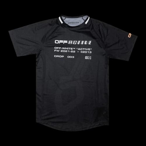 OFF-WHITE Active S/S Mesh T-shirt Black/White