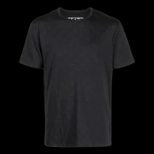 Off-White Monogram-Print Crew-Neck Tee